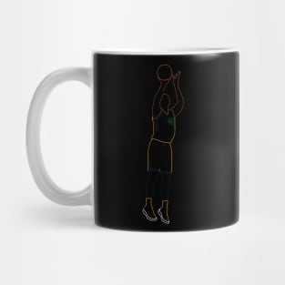 Donovan Mitchell Jumpshot Neon Mug